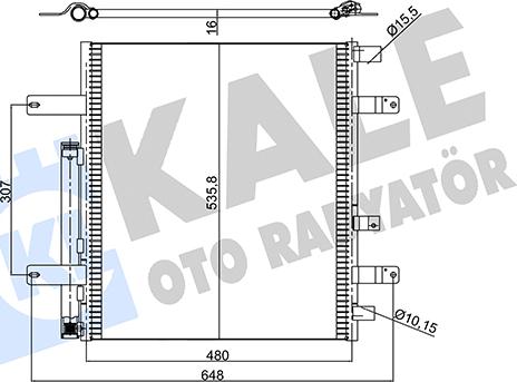 KALE OTO RADYATÖR 345535 - Condensator, climatizare aaoparts.ro
