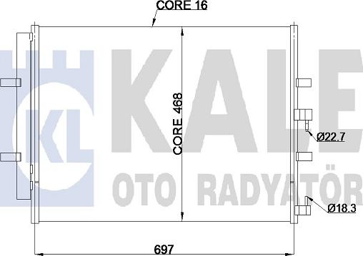 KALE OTO RADYATÖR 345695 - Condensator, climatizare aaoparts.ro