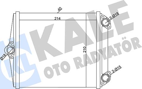 KALE OTO RADYATÖR 346645 - Schimbator caldura, incalzire habitaclu aaoparts.ro