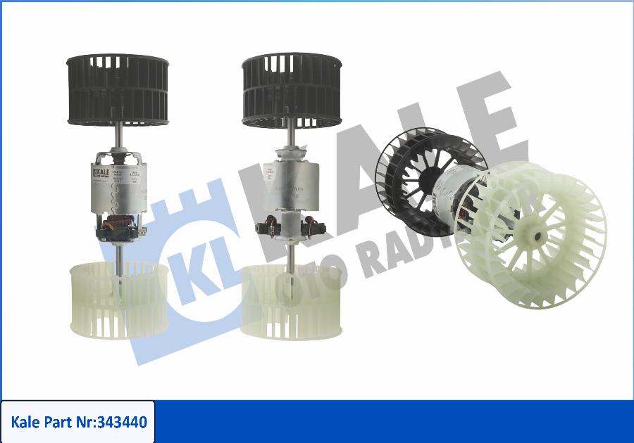 KALE OTO RADYATÖR 343440 - Ventilator, habitaclu aaoparts.ro