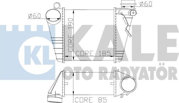 KALE OTO RADYATÖR 342000 - Intercooler, compresor aaoparts.ro
