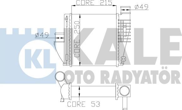 KALE OTO RADYATÖR 342815 - Intercooler, compresor aaoparts.ro