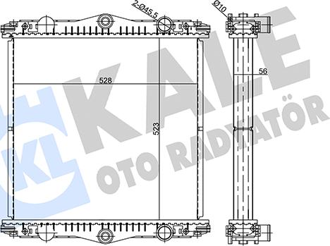 KALE OTO RADYATÖR 359845 - Radiator, racire motor aaoparts.ro