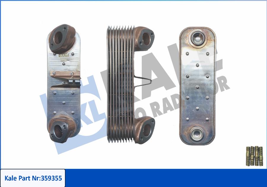 KALE OTO RADYATÖR 359355 - Radiator ulei, ulei motor aaoparts.ro