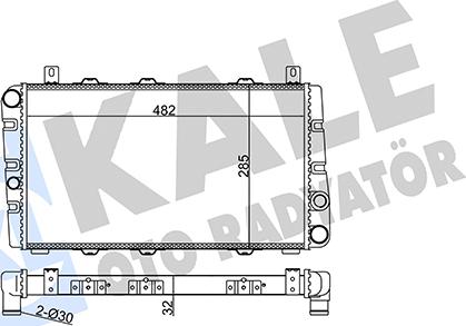 KALE OTO RADYATÖR 354945 - Radiator, racire motor aaoparts.ro