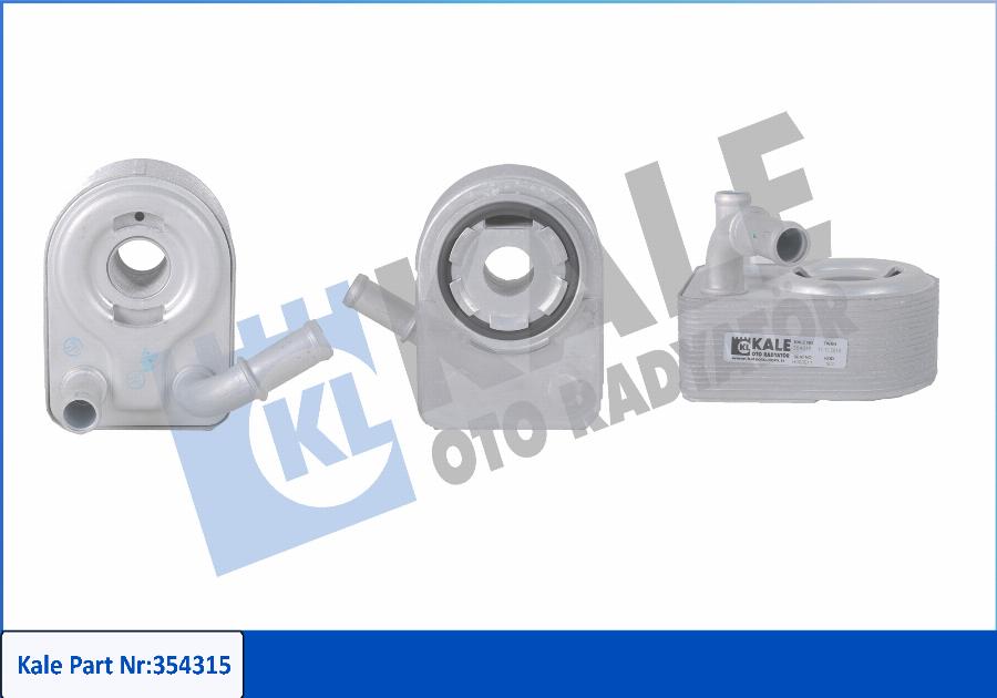 KALE OTO RADYATÖR 354315 - Radiator ulei, ulei motor aaoparts.ro