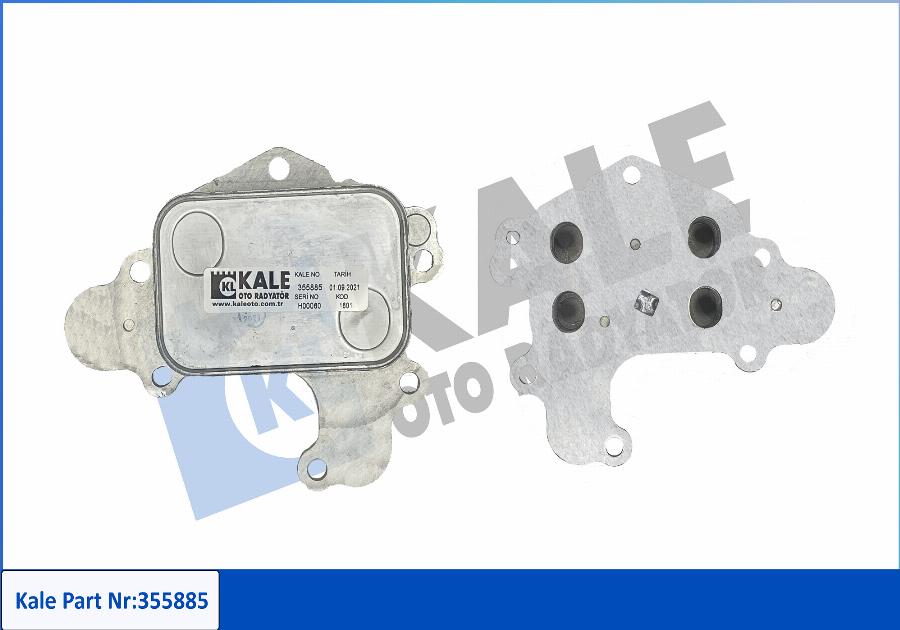 KALE OTO RADYATÖR 355885 - Radiator ulei, ulei motor aaoparts.ro