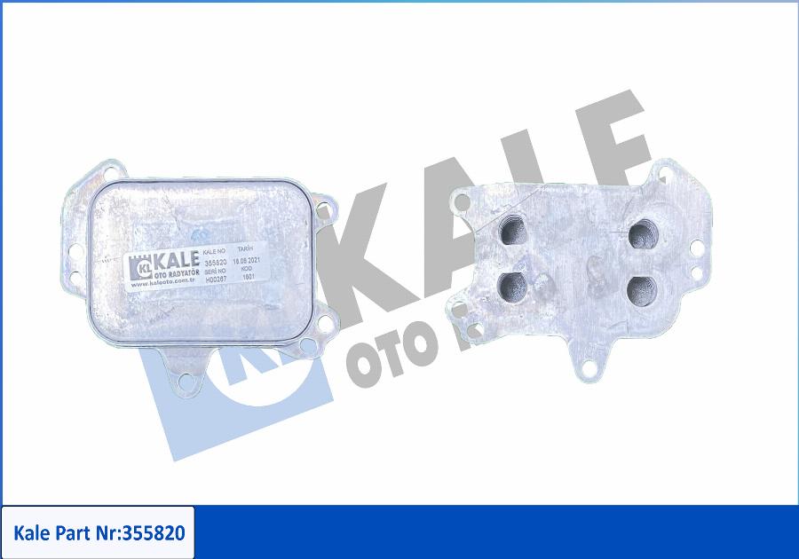 KALE OTO RADYATÖR 355820 - Radiator ulei, ulei motor aaoparts.ro