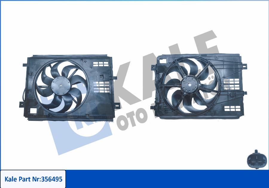 KALE OTO RADYATÖR 356495 - Ventilator, radiator aaoparts.ro