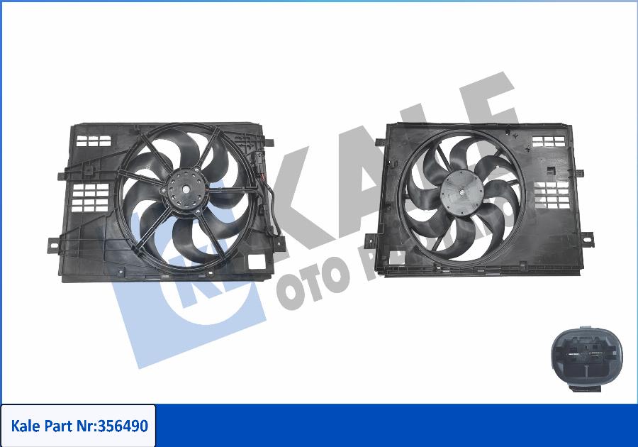 KALE OTO RADYATÖR 356490 - Ventilator, radiator aaoparts.ro