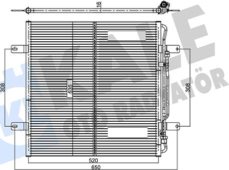 KALE OTO RADYATÖR 350360 - Condensator, climatizare aaoparts.ro