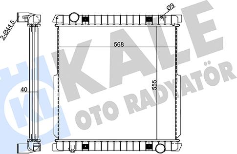 KALE OTO RADYATÖR 351390 - Radiator, racire motor aaoparts.ro