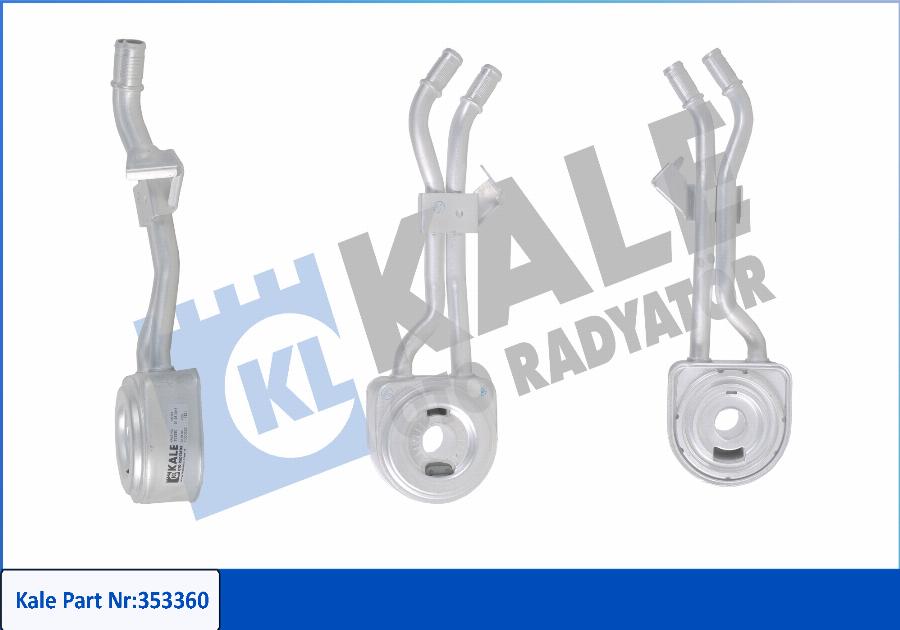 KALE OTO RADYATÖR 353360 - Radiator ulei, ulei motor aaoparts.ro
