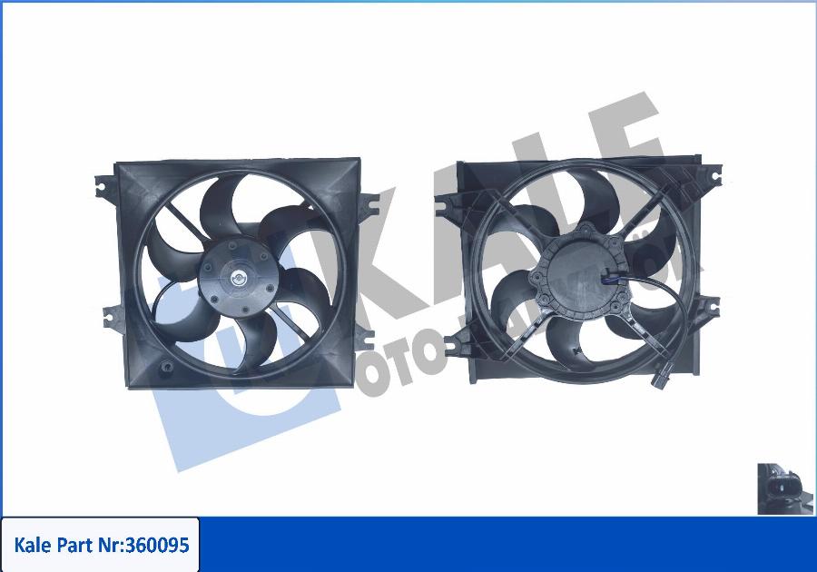 KALE OTO RADYATÖR 360095 - Ventilator, radiator aaoparts.ro