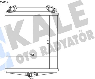 KALE OTO RADYATÖR 360195 - Schimbator caldura, incalzire habitaclu aaoparts.ro