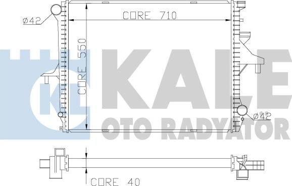 KALE OTO RADYATÖR 367900 - Radiator, racire motor aaoparts.ro