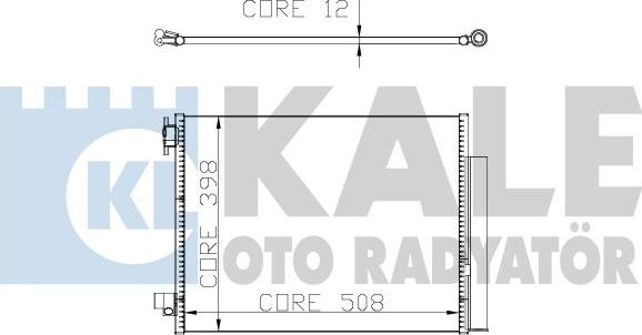 KALE OTO RADYATÖR 301300 - Condensator, climatizare aaoparts.ro