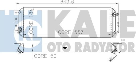 KALE OTO RADYATÖR 330900 - Radiator ulei, ulei motor aaoparts.ro