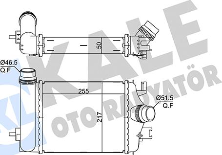 KALE OTO RADYATÖR 375770 - Intercooler, compresor aaoparts.ro