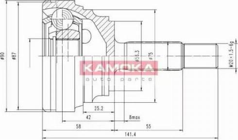 Kamoka 6600 - Set articulatie, planetara aaoparts.ro