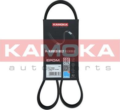 Kamoka 7017002 - Curea transmisie cu caneluri aaoparts.ro