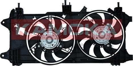 Kamoka 7740017 - Ventilator, radiator aaoparts.ro
