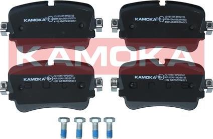Kamoka JQ101497 - Set placute frana,frana disc aaoparts.ro