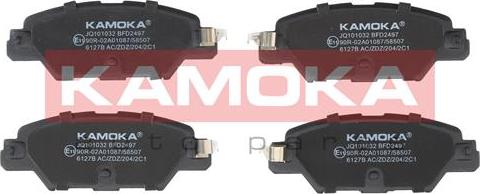 Kamoka JQ101032 - Set placute frana,frana disc aaoparts.ro
