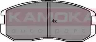 Kamoka JQ1011518 - Set placute frana,frana disc aaoparts.ro