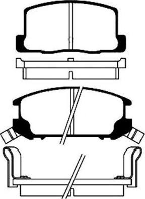 Advics SS637-S - Set placute frana,frana disc aaoparts.ro