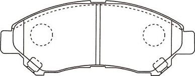 Kavo Parts KBP-9151 - Set placute frana,frana disc aaoparts.ro