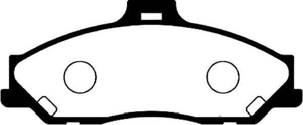Kavo Parts BP-4546 - Set placute frana,frana disc aaoparts.ro
