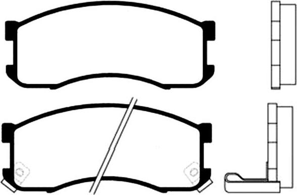 ADVICS-SEA E1N018T - Set placute frana,frana disc aaoparts.ro