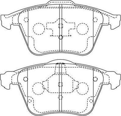 Kavo Parts BP-4579 - Set placute frana,frana disc aaoparts.ro