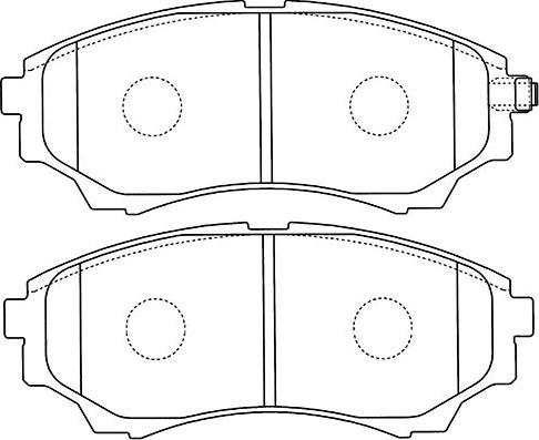 Kavo Parts BP-4570 - Set placute frana,frana disc aaoparts.ro