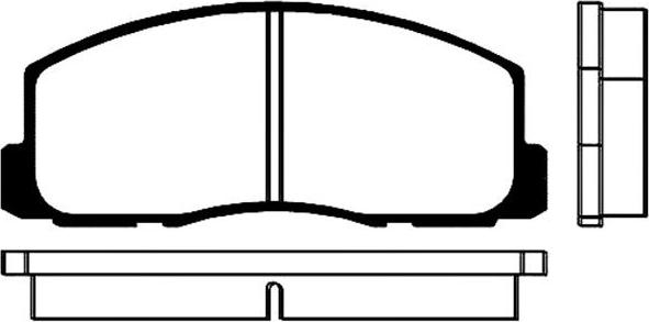 Kavo Parts BP-5504 - Set placute frana,frana disc aaoparts.ro