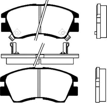 Kavo Parts BP-5506 - Set placute frana,frana disc aaoparts.ro