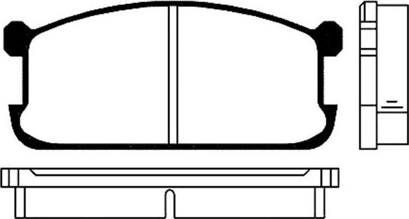Ween 151-2035 - Set placute frana,frana disc aaoparts.ro