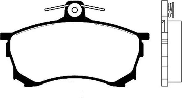 Kavo Parts BP-5515 - Set placute frana,frana disc aaoparts.ro