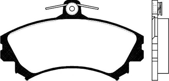 Kavo Parts BP-5516 - Set placute frana,frana disc aaoparts.ro