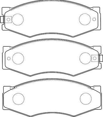 Kavo Parts BP-6506 - Set placute frana,frana disc aaoparts.ro