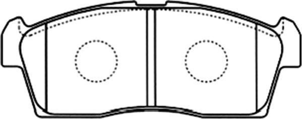 Kavo Parts BP-8524 - Set placute frana,frana disc aaoparts.ro