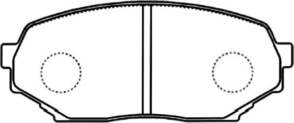 Kavo Parts BP-3510 - Set placute frana,frana disc aaoparts.ro