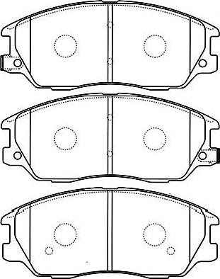 Kavo Parts BP-3030 - Set placute frana,frana disc aaoparts.ro