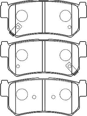 Kavo Parts BP-7503 - Set placute frana,frana disc aaoparts.ro