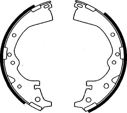 Kavo Parts BS-9930 - Set saboti frana aaoparts.ro