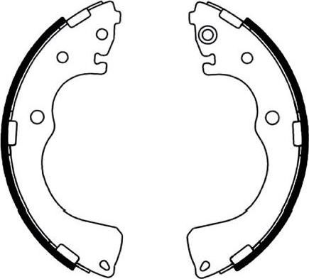 Kavo Parts BS-5427 - Set saboti frana aaoparts.ro