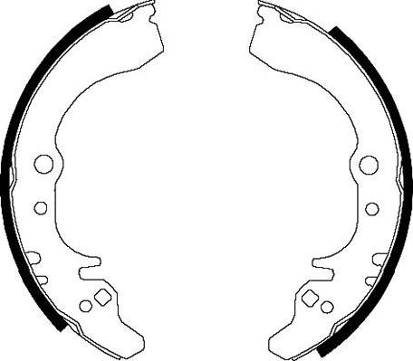 Kavo Parts BS-1914 - Set saboti frana aaoparts.ro