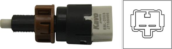 Kavo Parts EBL-2003 - Comutator lumini frana aaoparts.ro