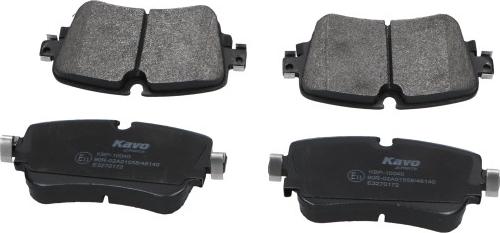 Kavo Parts KBP-10040 - Set placute frana,frana disc aaoparts.ro
